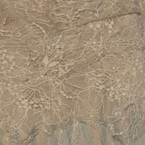 Qaldrex Spaghetti Homre Lace Midi Tulle Dress - Picture 10 of 11